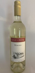 Vale Creek Wines - bottle of Moscato