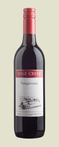 Vlae Creek Wines - bottle of Sangiovese